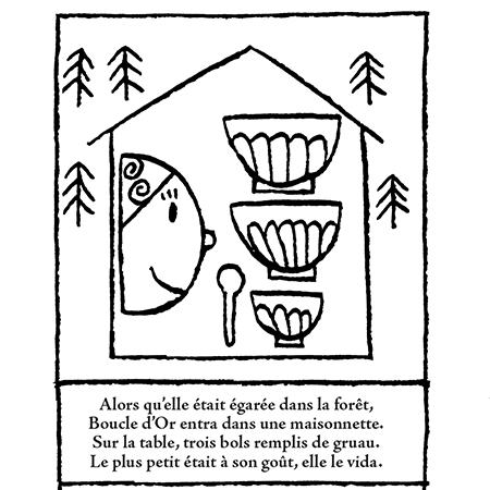 Extrait d'une illustration de Loïc Gaume pour Contes au carré